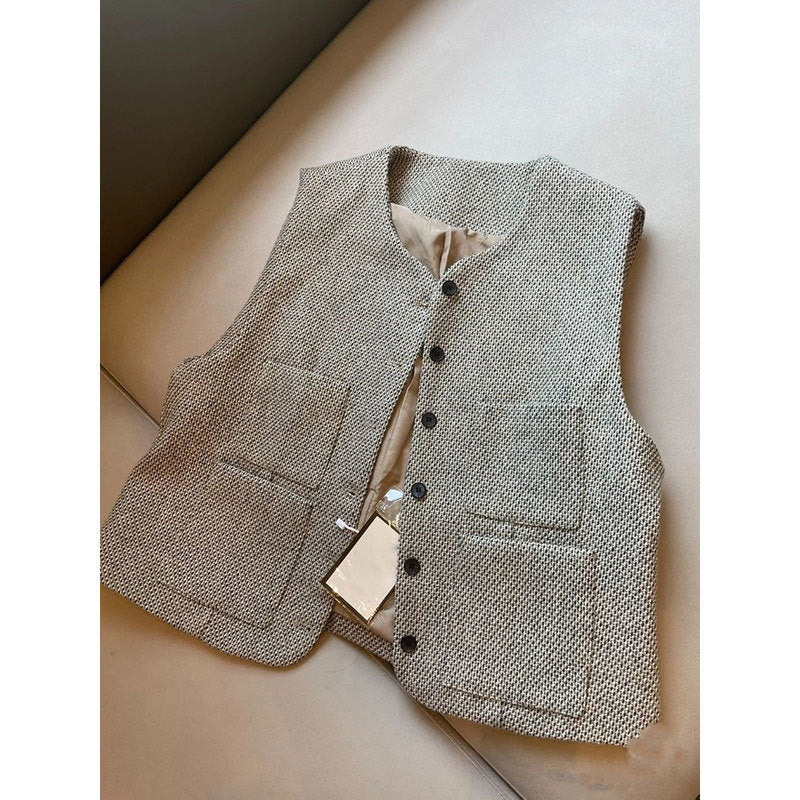 Elegant Woolen Classic Vest