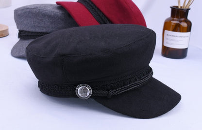 Nocturne Navy Hat (Red)