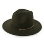 Astral Serenade Gold Buckle Jazz Hat (Brown)