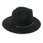 Astral Serenade Gold Buckle Jazz Hat (Brown)