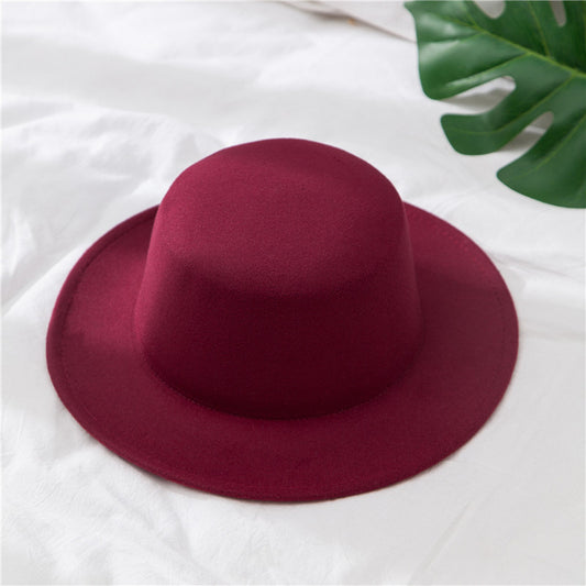 Regal Heritage Woolen Hat (Wine Red)