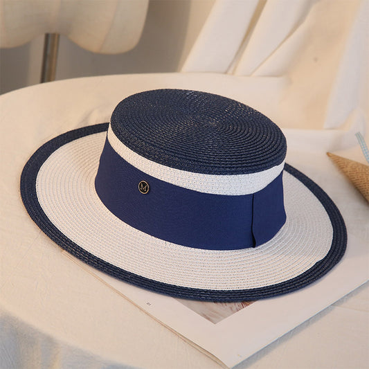 Solstice Halo Straw Hat (Blue)