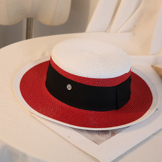 Solstice Halo Straw Hat (Red)