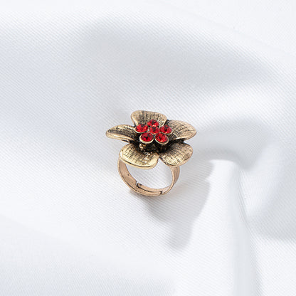 Veridian Diamond Petal Ring