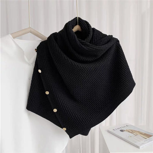 Elyndra Cashmere Wrap (Black)