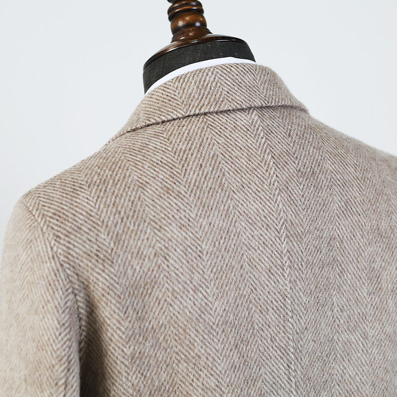 Euphoria of the Ancients Wool Overcoat (Khaki)