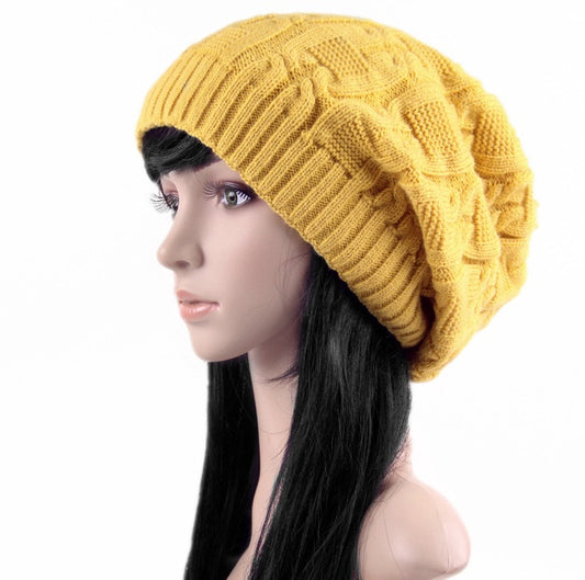 Mystic Harmony Knit Beanie (Yellow)