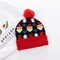 Enchanted Yuletide Knitted Hat (Striped Snowman)