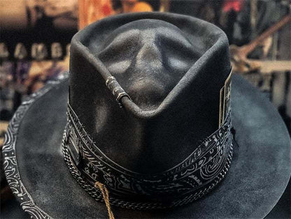 Dark Wanderer Skull Plush Hat (Handmade)