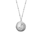 12 Constellation Pendant Round Diamond Titanium Steel  Chain – A Stunning Personalized Astrological Necklace