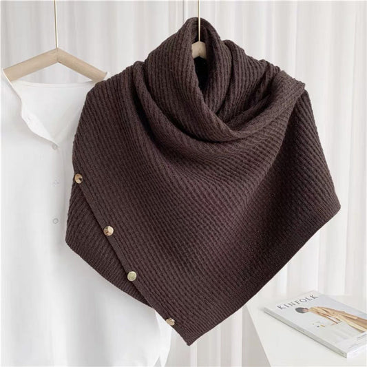 Elyndra Cashmere Wrap (Coffee)