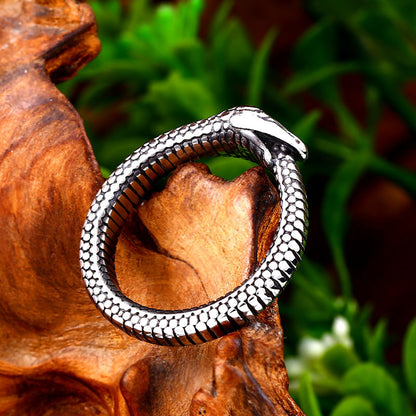 Ouroboros Serpent Sovereignty Ring