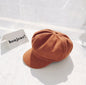 Autumn & Winter Enchanted Painter's Beret Hat (Caramel) (Copy)