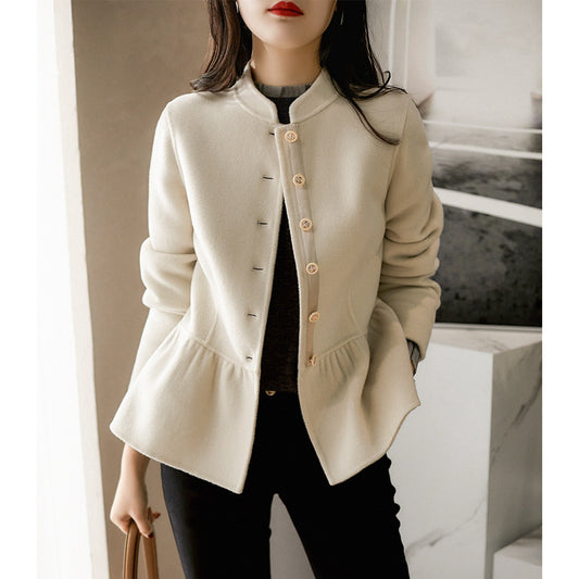 Celestial Cashmere Embrace Coat (Handmade) (White)