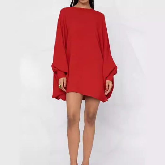 Sable Dawn Luxe Dress (Red)