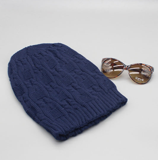 Mystic Harmony Knit Beanie (Navy)