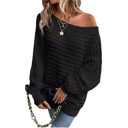 Velvet Desire Knit Top (Black)