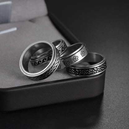 Eternal Enigma Titanium Steel Ring