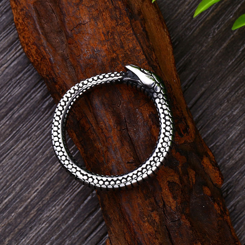 Ouroboros Serpent Sovereignty Ring