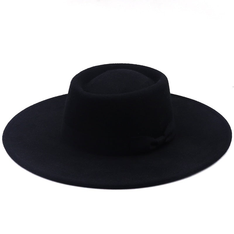 Eclipse Majesty Felt Top Hat (Black)