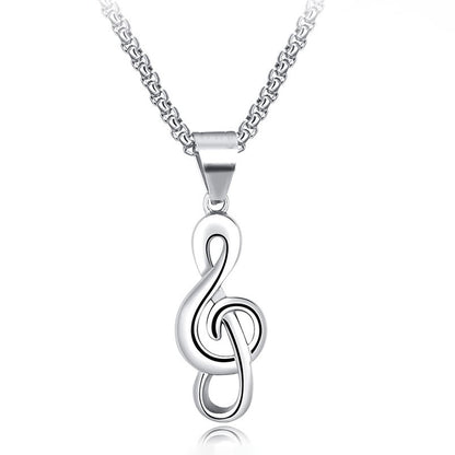 Titanium Edge Men’s Pendant Necklace