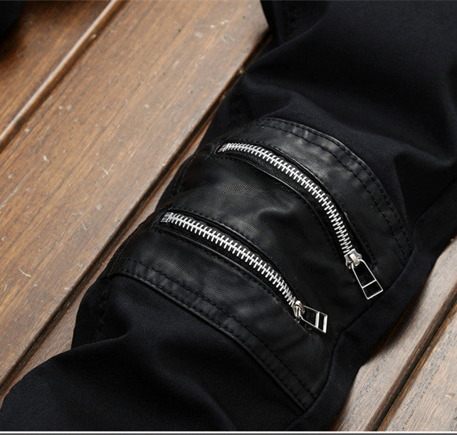 Shadow Zipper Slim Fit Trousers