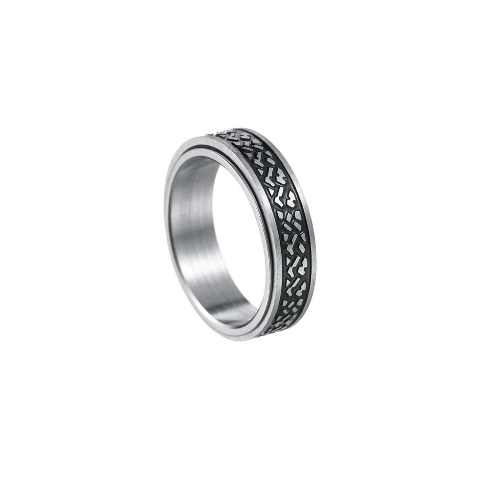 Eternal Enigma Titanium Steel Ring