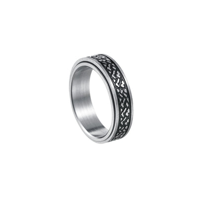 Eternal Enigma Titanium Steel Ring