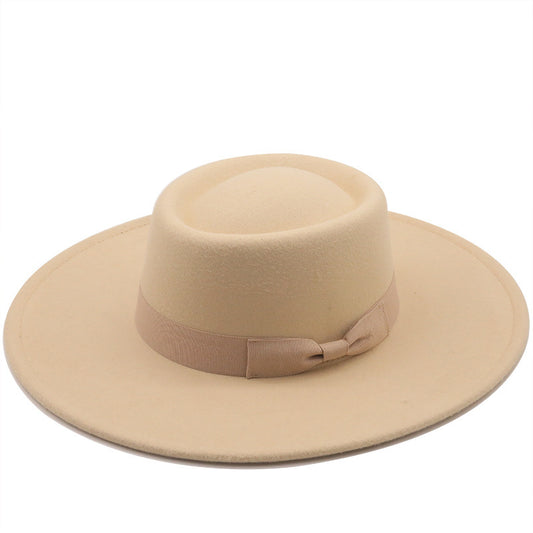 Eclipse Majesty Felt Top Hat (Milky White)