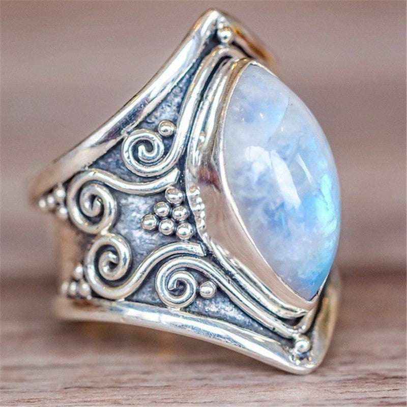 Astral Warrior Moonstone Ring