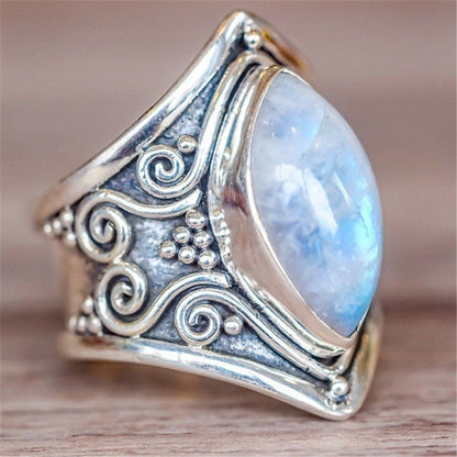 Astral Warrior Moonstone Ring