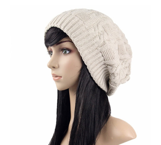 Mystic Harmony Knit Beanie (Beige)