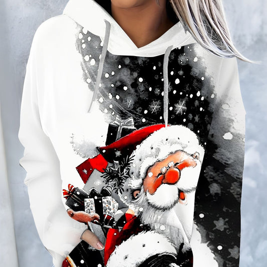 Yuletide Harmony Hooded Sweater (LBW231104527)