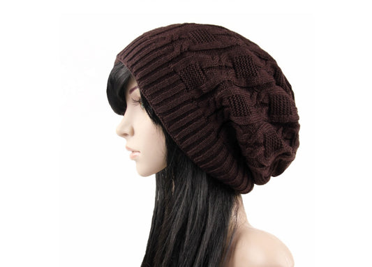 Mystic Harmony Knit Beanie (Coffee)