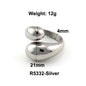 Bamboo Harmony Stainless Steel Ring (Silver or Gold)