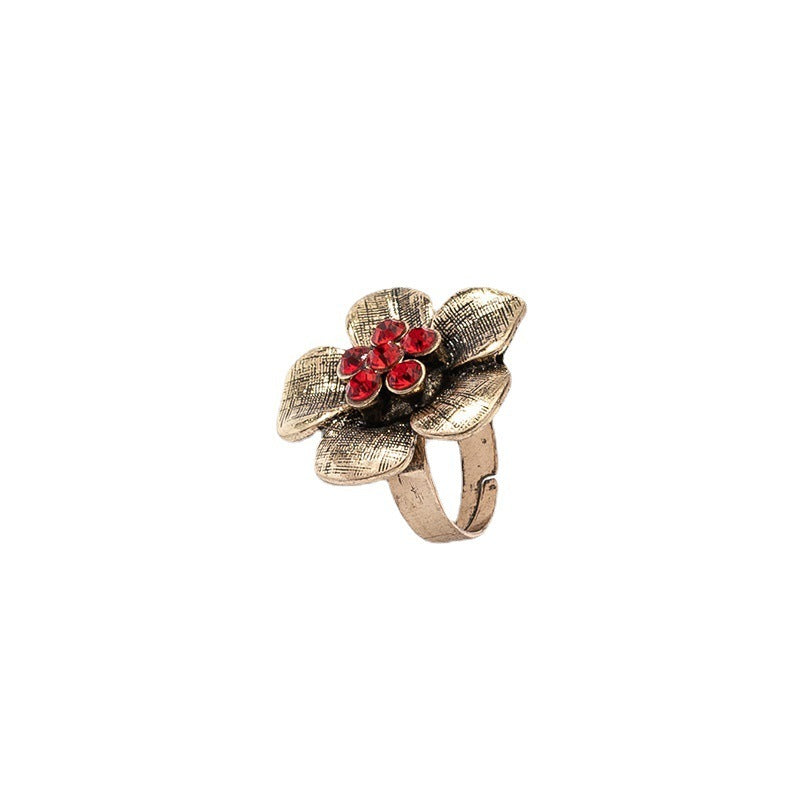 Veridian Diamond Petal Ring