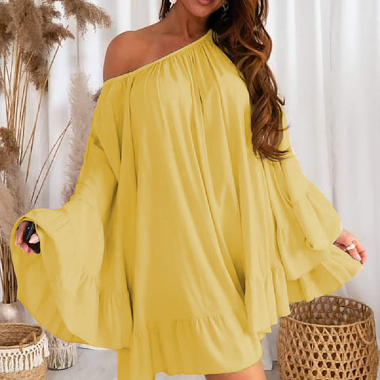 Sacred Lotus Glow Dress (Yellow)