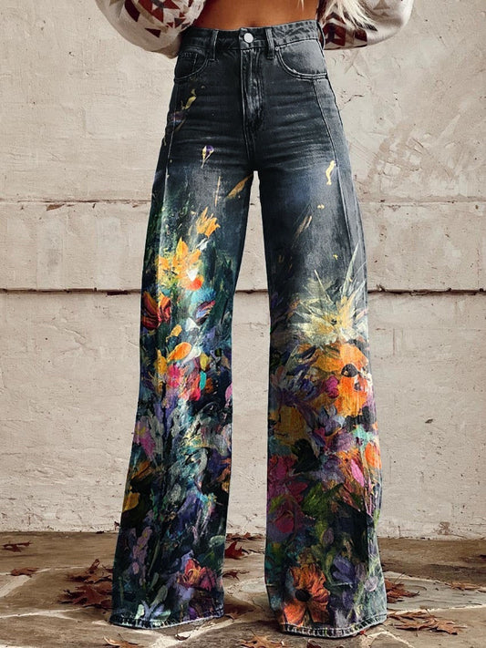 Stellar Mirage Wide-Legged Denim (YJ4097MC)