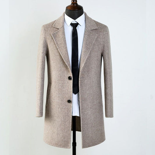 Euphoria of the Ancients Wool Overcoat (Khaki)