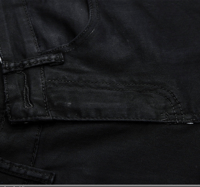 Shadow Zipper Slim Fit Trousers