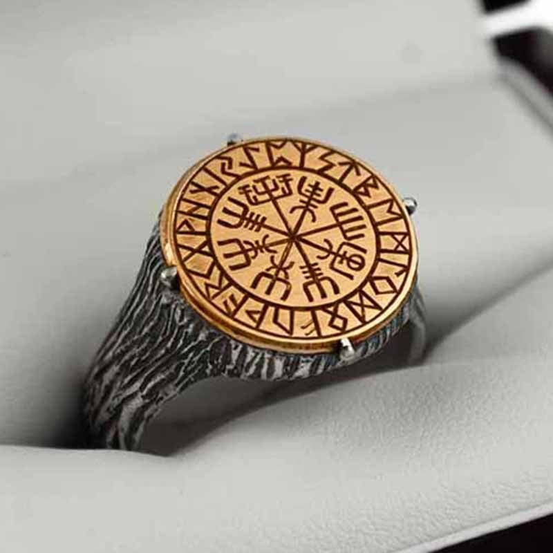 Nordic Legacy Two-Tone Viking Ring