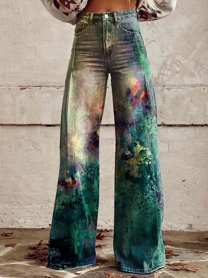 Stellar Mirage Wide-Legged Denim (YJ4115GY)