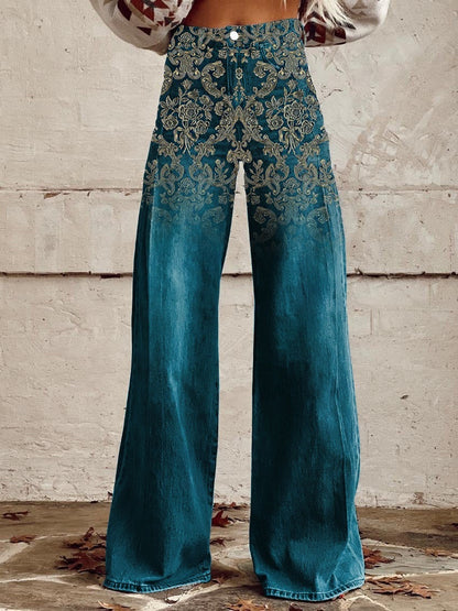 Stellar Mirage Wide-Legged Denim (YJ4115GY)