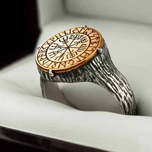 Nordic Legacy Two-Tone Viking Ring