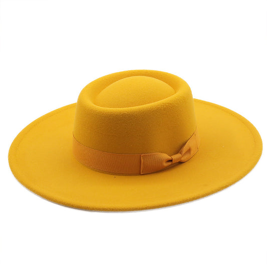 Eclipse Majesty Felt Top Hat (Yellow)