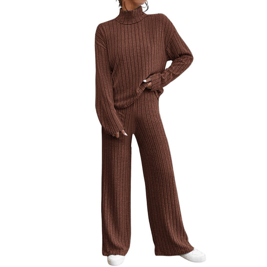 Autumn Essence Two-Piece Ensemble (Coffee)