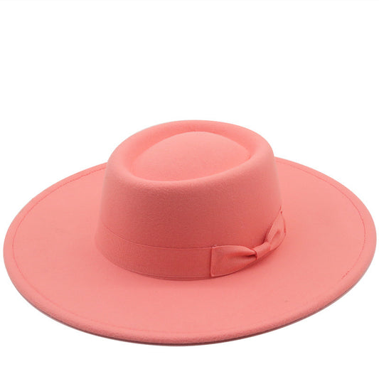 Eclipse Majesty Felt Top Hat (Watermelon Red)