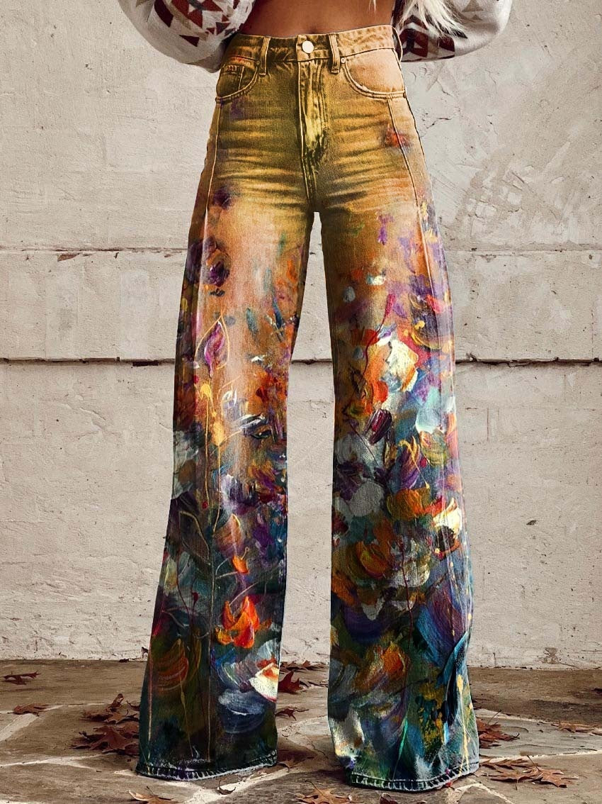 Stellar Mirage Wide-Legged Denim (YJ4115GY)