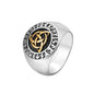 Ancient Might Viking Ring - Titanium Steel Ring (Gold or SIlver)