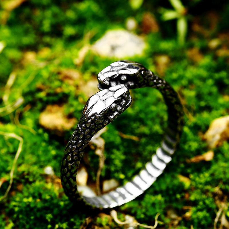 Ouroboros Serpent Sovereignty Ring